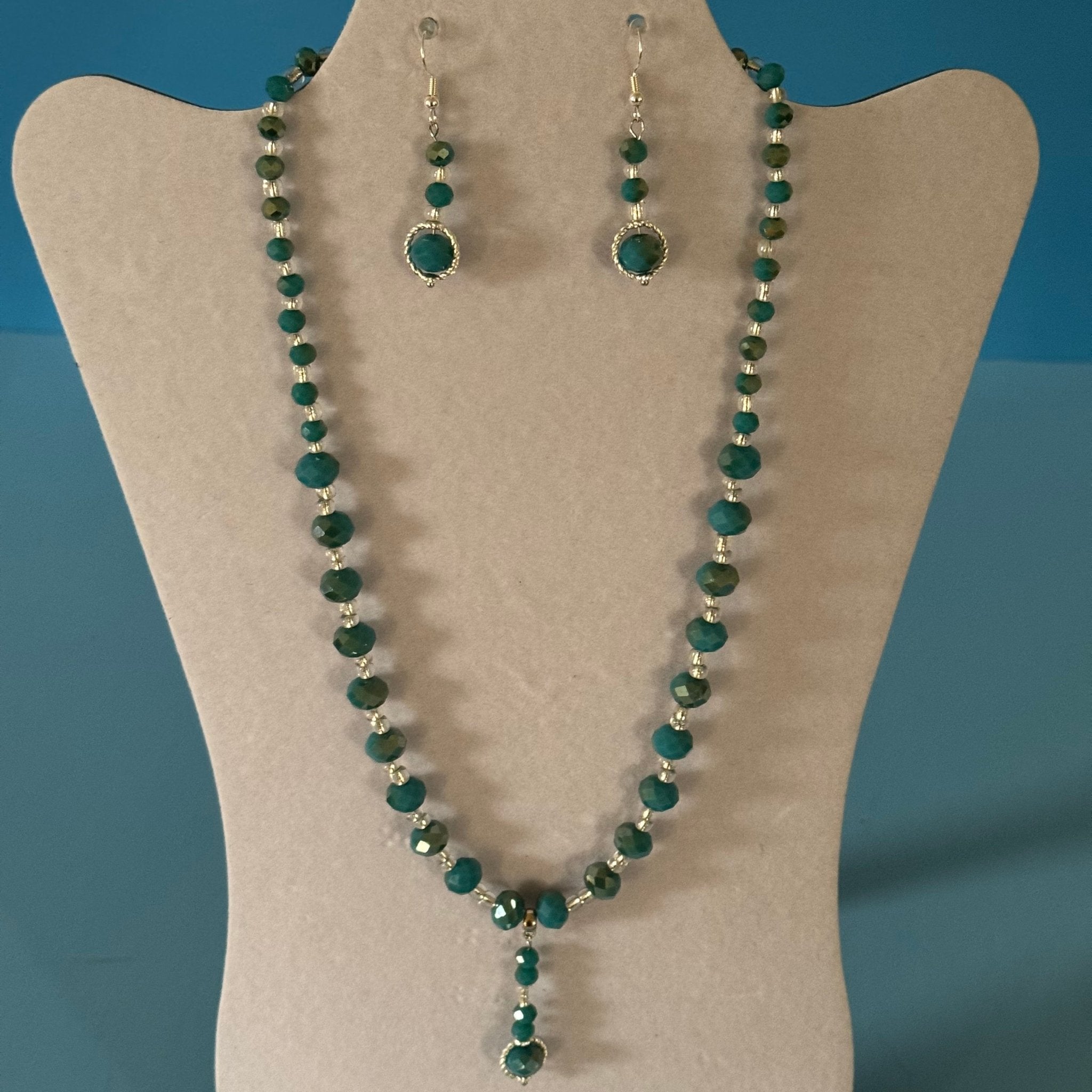 Teal Radiance Necklace Set