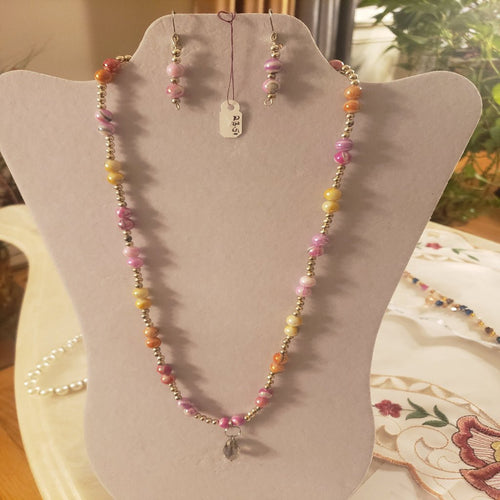 Blushing Sunrise Necklace Set