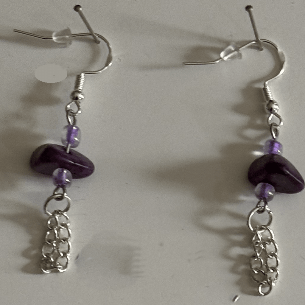 Amethyst Drift Necklace & Earring Set